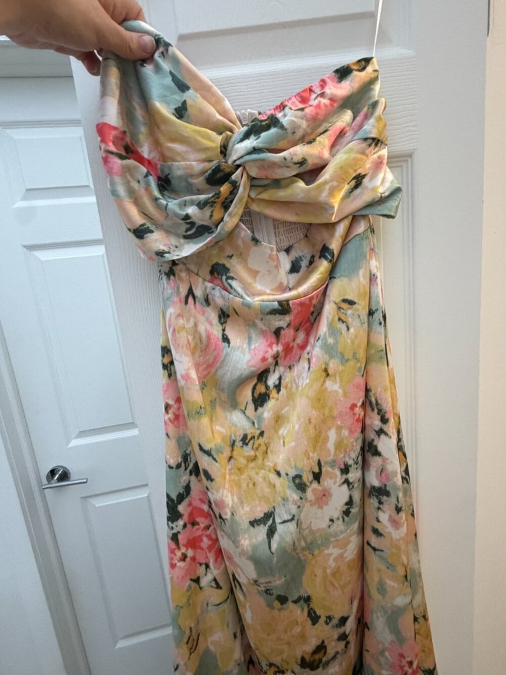 Midi Silky Floral Dress - Picture 4 of 7